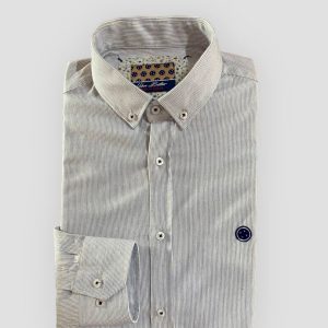 Camisa Oxford Franela Rayas