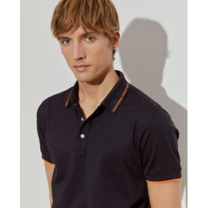 Polo ajustado manga corta